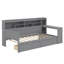 Lit de jour en bois avec tablettes de rangement, lit fonctionnel-1783237863