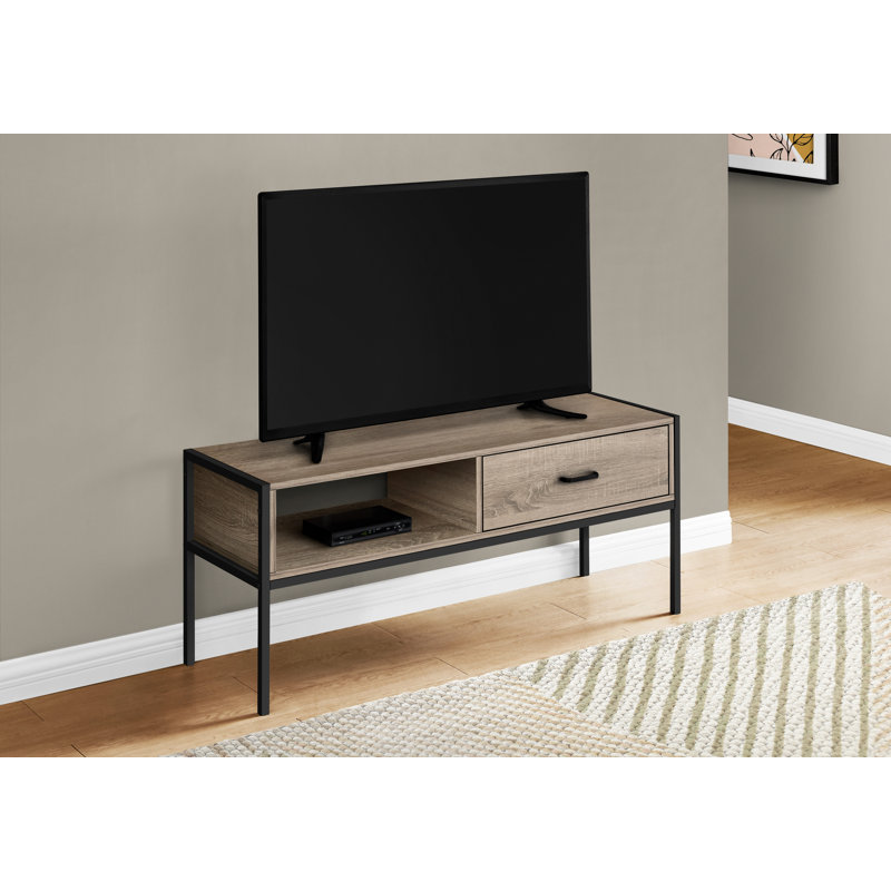 Meuble télé pour téléviseur de 48 po ou moins Braxter, Taupe foncé