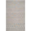 Tapis en jute / coton tissé à la main Montserrat bleu clair / or-22810402
