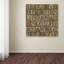 « grungy lettres large », art textuel sur toile tendue-23109839
