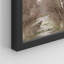 Hiver, automne, arbre, forêt pastel, impression d'art mural, paysage naturel, décoration murale encadrée sur papier-93487648-93487647