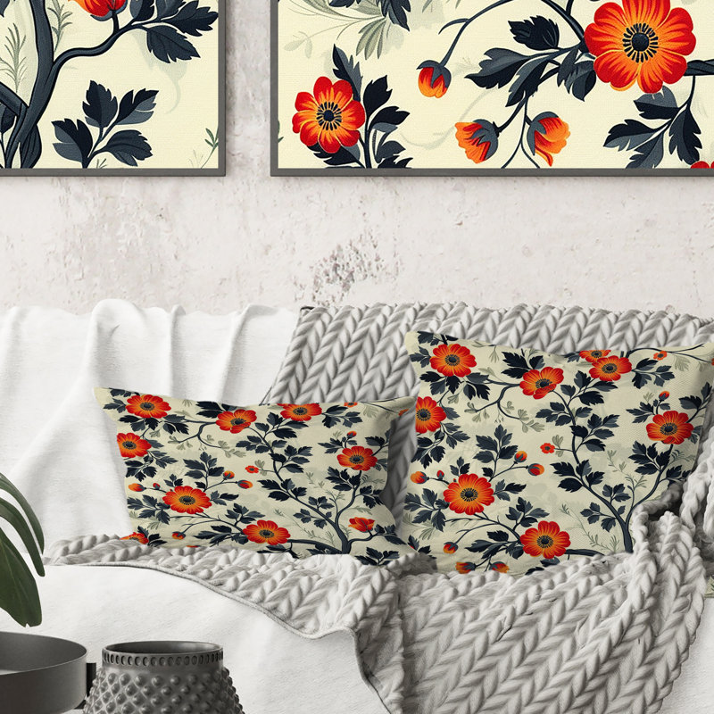 Coussin lombaire Delicate Floral Dream I - Floral