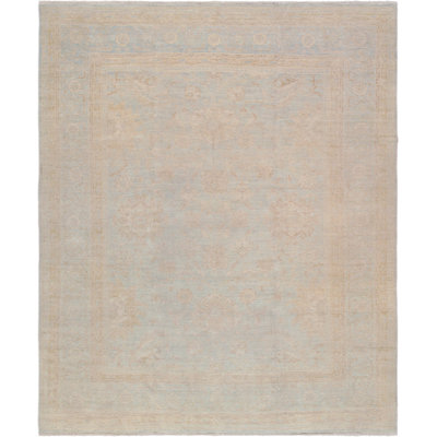 Oushak Wool Floral Area Rug