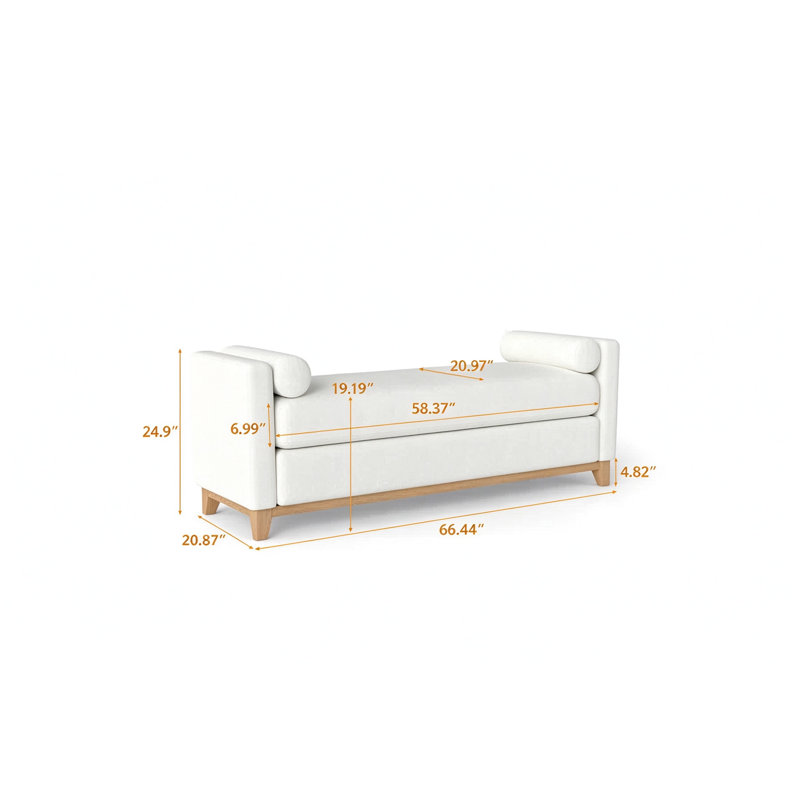 Banc de lit Renitta, Noir