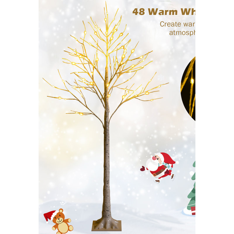 3.94' H Lighted Artificial Christmas Tree