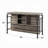 Jemerrio 5-Shelf Kitchen Island in Antique Oak and Sandy Gray