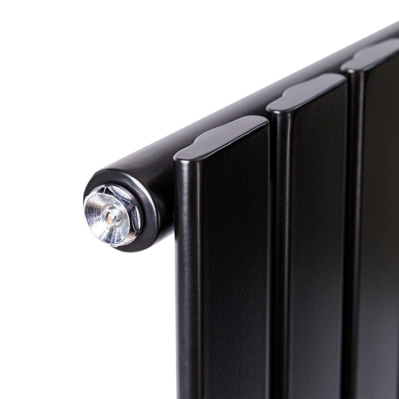 Aarvik Radiator, Black, 600cm H x 748cm W