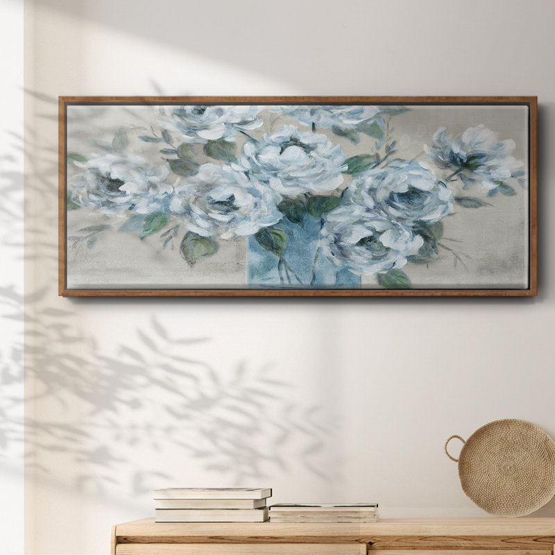 Tender Roses- Framed Canvas