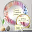 Multicolore Op Art Illusory Profondeur I - Miroir mural en spirale | Rond-96240810