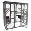 Avec des espaces de détente super doux et des portes verrouillables - Cage sécurisée pour grand chat avec toit imperméable confortable