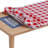 Kitchen Tablecloth Of Polyester -Fitted With Elastic, Water Proof, Washable, Fits For Table,Checked Design-1280866725-1280866727