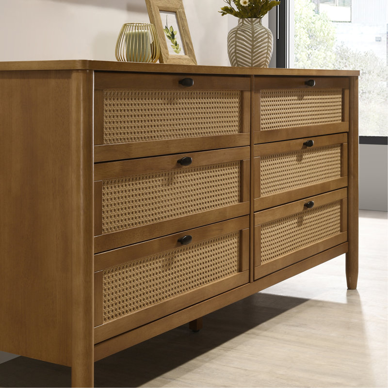 Commode 6 tiroirs Vichy