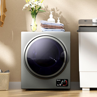 Compact Dryer 2.0 cu.ft. Portable Clothes Dryers with Stainless