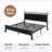 Minas Platform Bed - King - Black-768846152-726153080