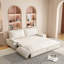 Canapé-lit escamotable de 73,2 po, canapé-lit convertible 3-en-1, causeuse multifonctionnelle en velours