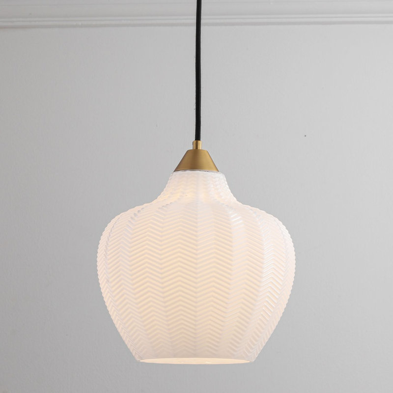Layla 1 - Light Dome Glass Kitchen Island Pendant Light