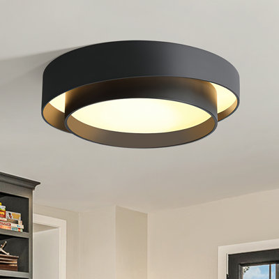 Cadisha 1-Light 40cm Minimalism Acrylic LED Flush Mount Ceiling Light