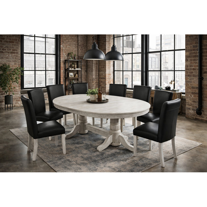 Ram Game Room 84 "8 - Joueur de poker / table et chaises par RAM Game Room, Blanc antique