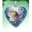 Holiday 5.5'' Handmade Glass Hanging Figurine Ornament