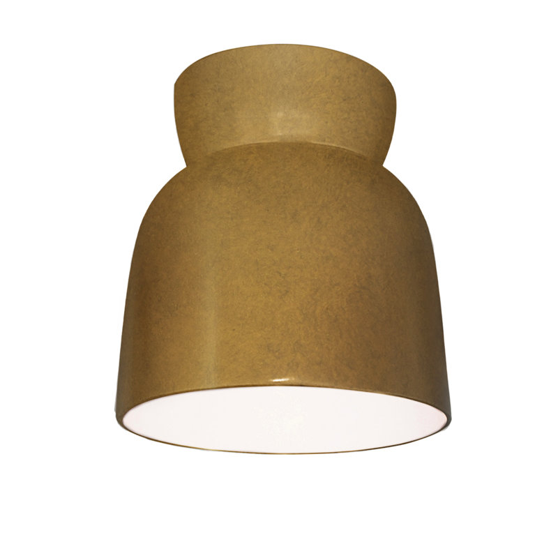 Logan Radiance - Hourglass Flush-Mount, Antique Gold, LED (Integrated)