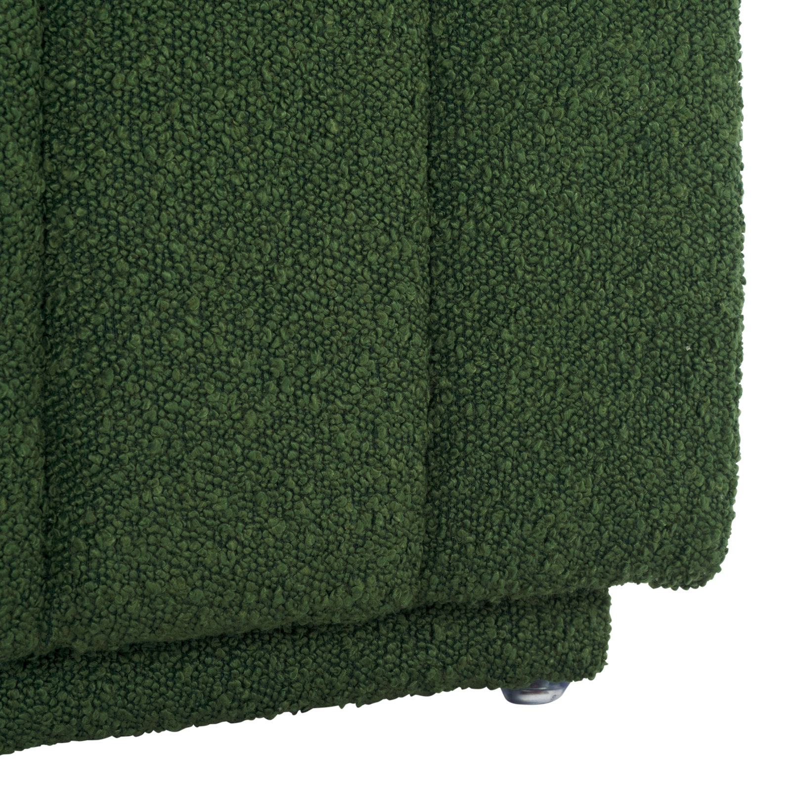 19" Square Ottoman, Pine Green
