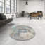 Tapis bleu/gris contemporain-1937605701