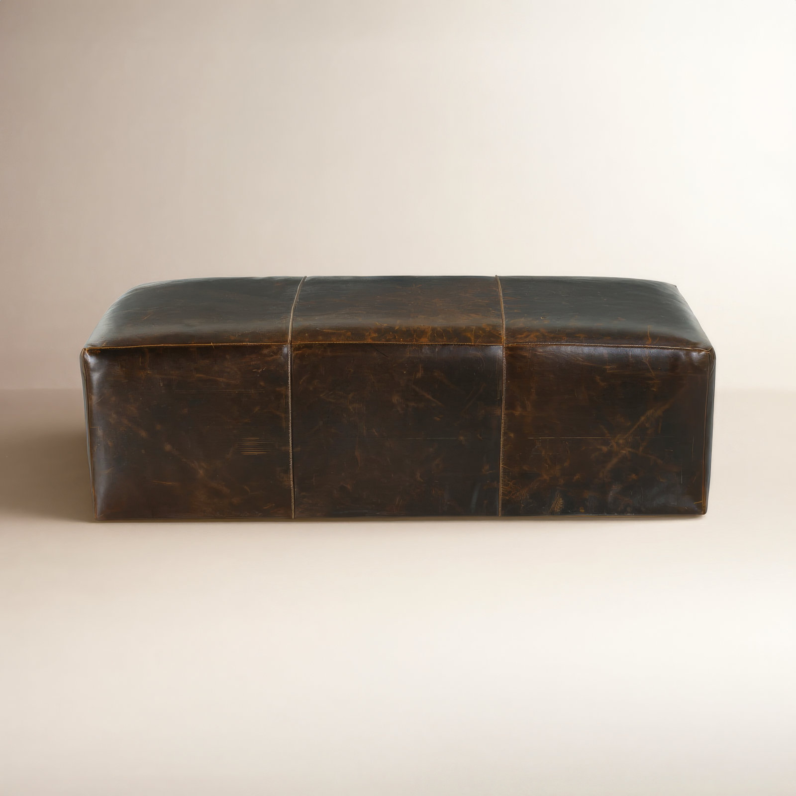Conroy Upholstered Ottoman, Bark (KL232-80)