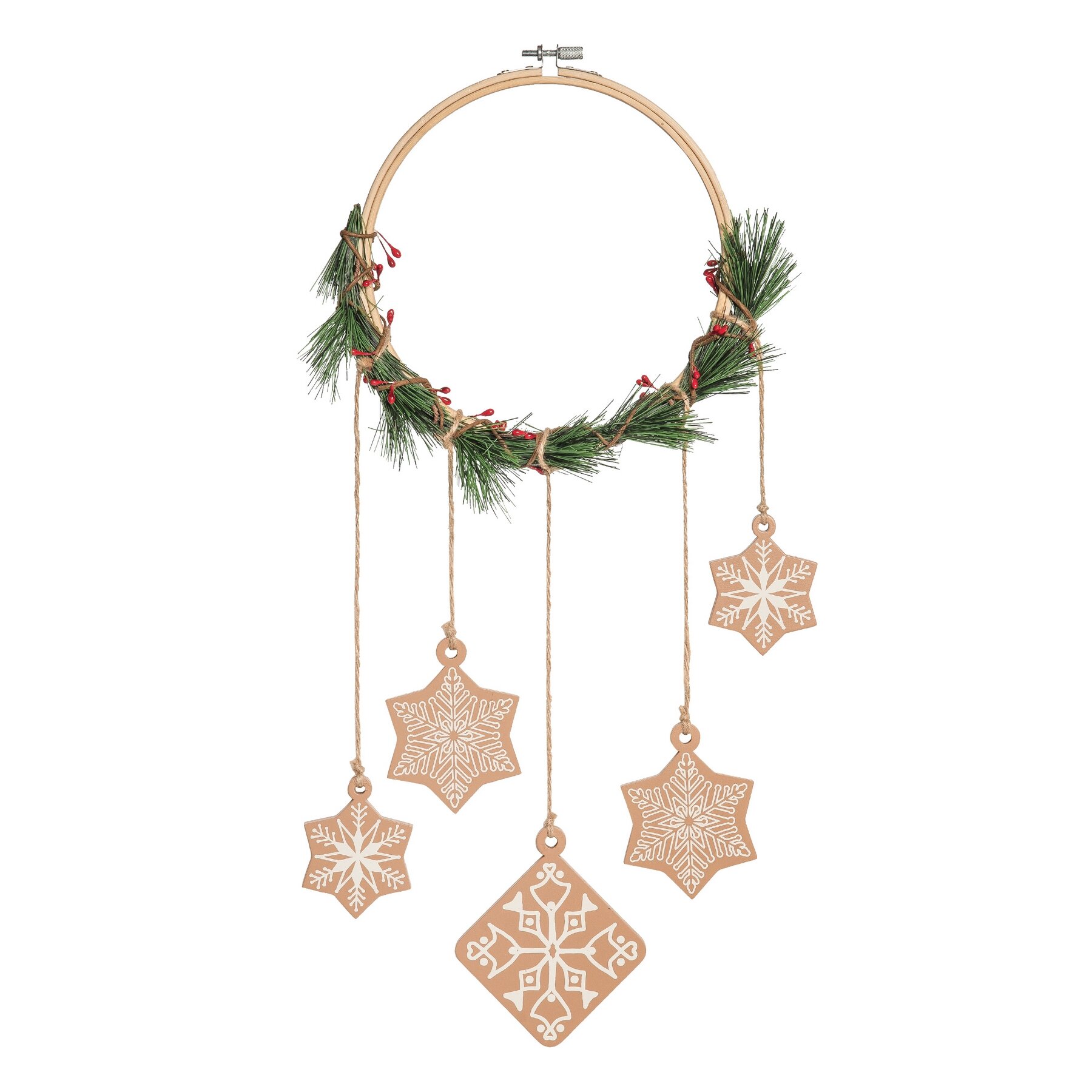 Hanging Foam Snowflake Decorative Accent (Set of 2) The Holiday Aisle