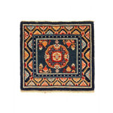 Saraphine Oriental Area Rug in Navy Blue