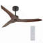 Ventilateur de plafond extérieur 52 po sans lumière avec télécommande, 3 pales ABS Farmhouse-117278896