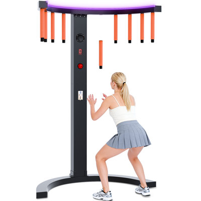 Jeu de capture de coordination œil-main, machine de jeu de bâton d'arcade Reflex, jeu d'arcade de bâton de capture pour les carnavals, les événements, les fêtes, les bars, les soirées de jeu en famille et en entreprise