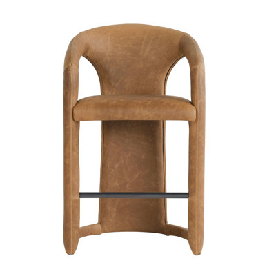 Archie Leather Counter Stool