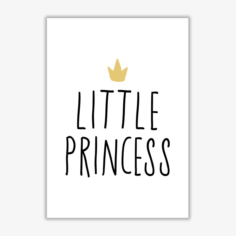 Little Princess - Print, No Frame, 30 cm H x 21 cm W x 1 cm D