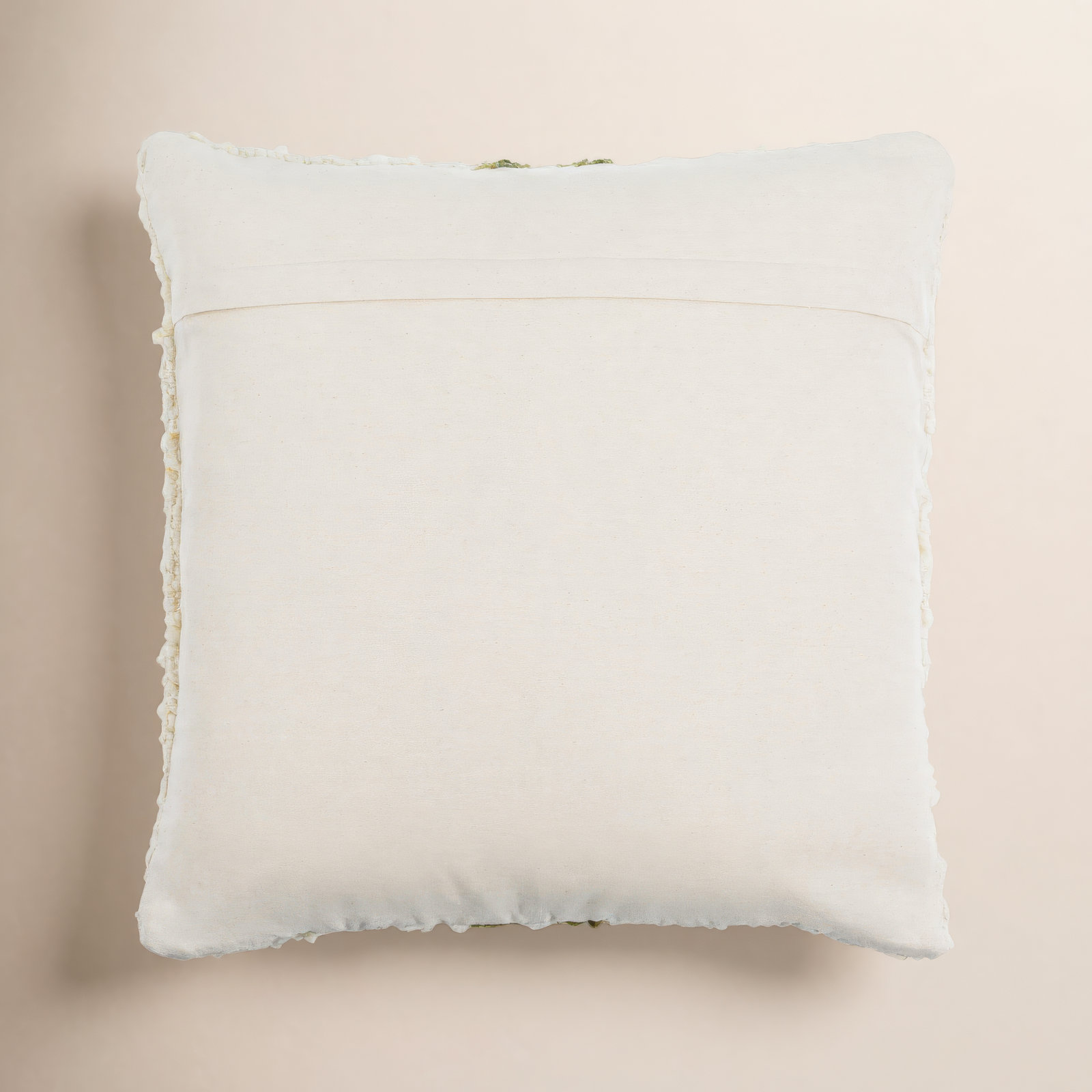 Alivia Striped Throw Pillow, 18" x 18", Olive Green, Polyester/Polyfill