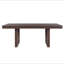 Table de salle à manger extensible de 60 à 78 po, table de cuisine en bois de ferme avec rallonge amovible, grande table extensible pour 4 à 8 personnes, noyer
