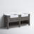 Villareal 72 " W Freestanding Standard Free Standing 2 Double Vanity Bathroom Vanity With Stone Top-1315238525