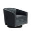 75.2Cm Wide Tufted Swivel Barrel Chair-1989487590