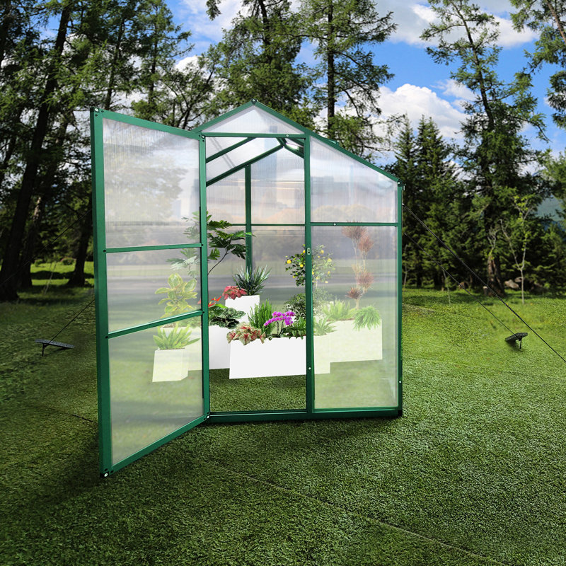 Serre en polycarbonate 6X4 Ft Wind Wind