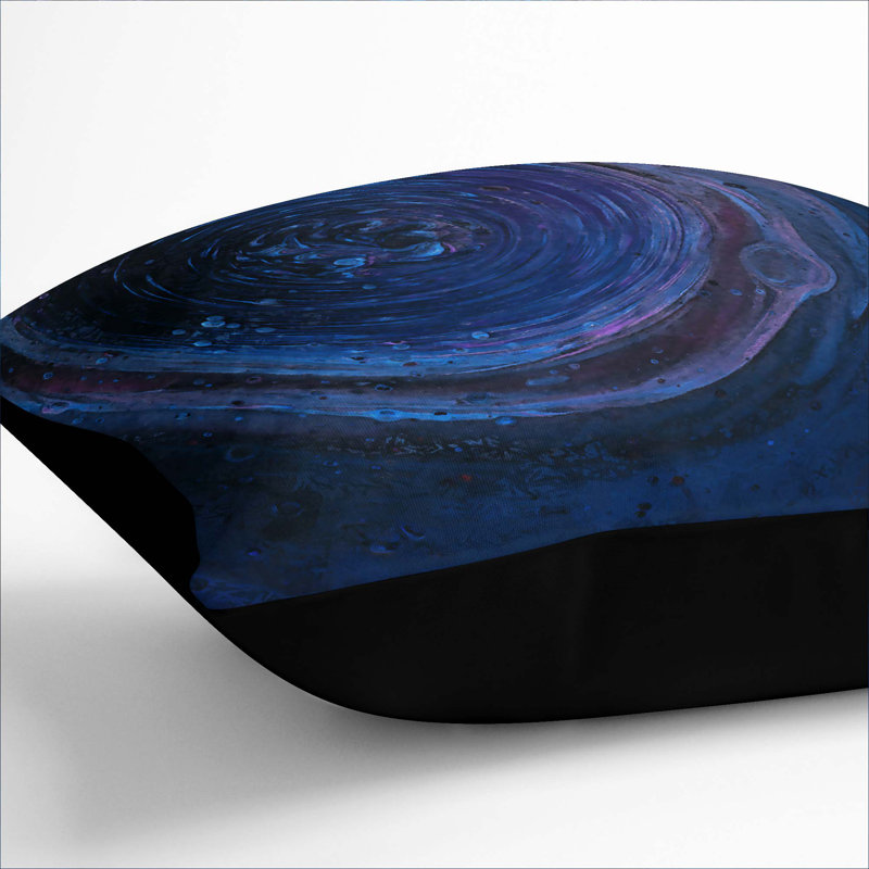 Square Throw Cushion, Black, 55cm H x 55cm W x 20cm D