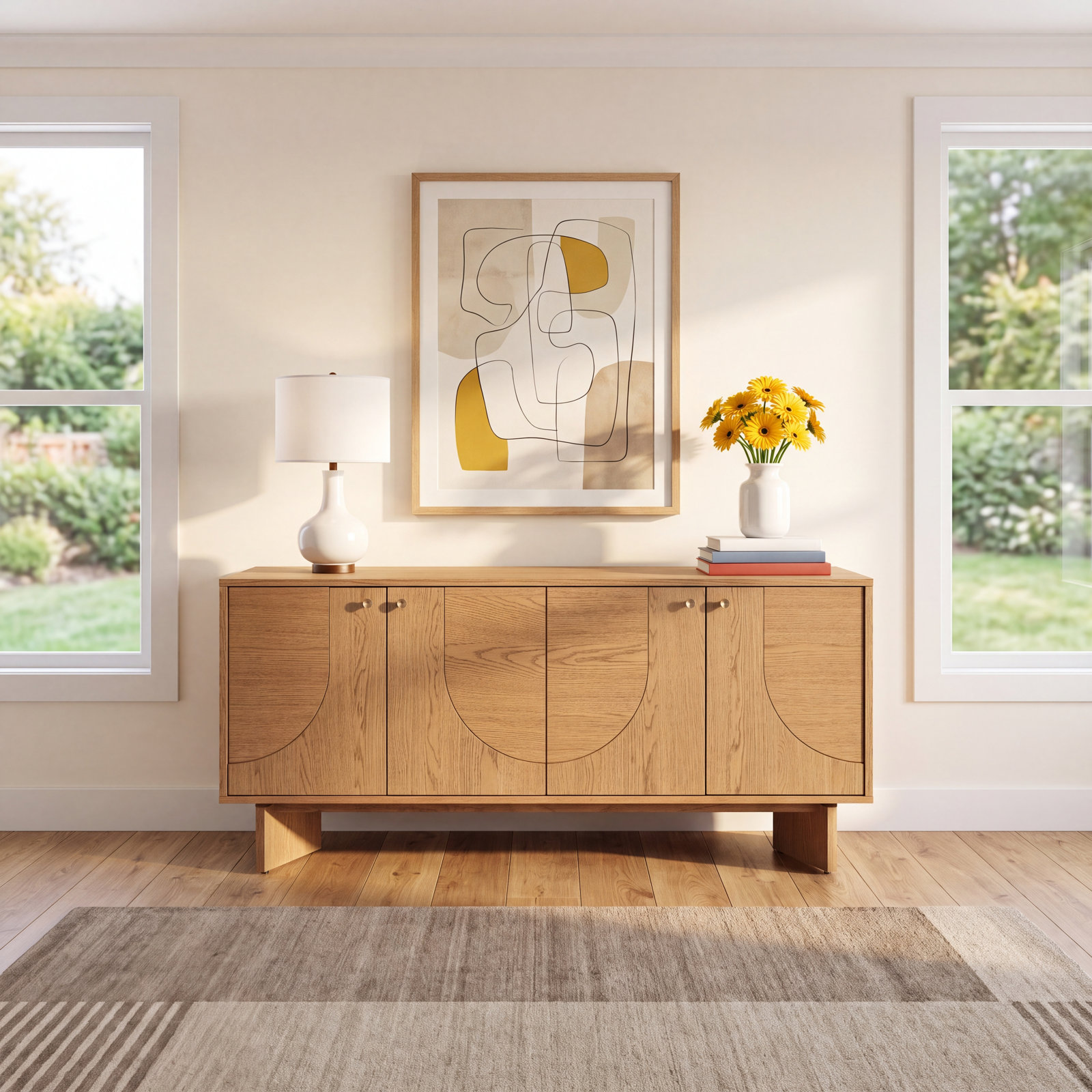 Malyun Sideboard, Bourbon Oak