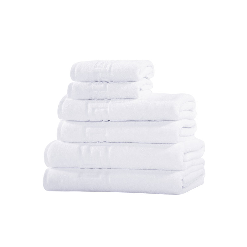 Duplantis Set includes 2 Bath Sheet, 2 Bath Towel, 2 Hand Towel. Guest Room Case Pack