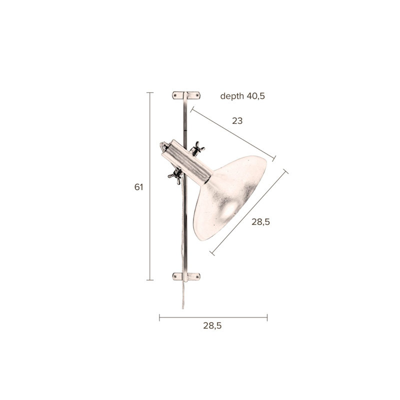 Karish 1 - Light Armed Sconce