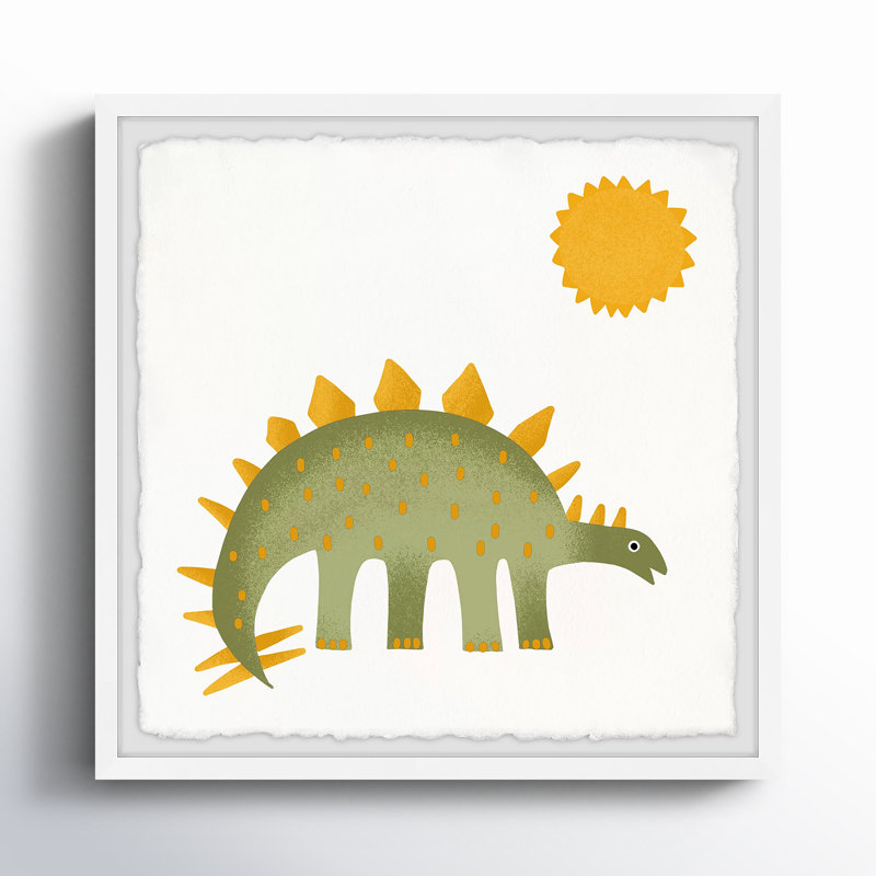 Triptyque dinosaur world, H 12 po x l 12 po x P 1,5 po