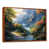 Toile avec cadre flottant brun