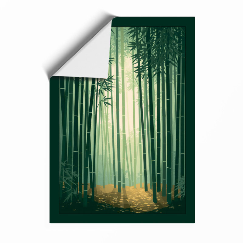 Cathedral Forest Scandinavian - Framed Print, A4 - 29.7 x 21.0 cm, Unframed