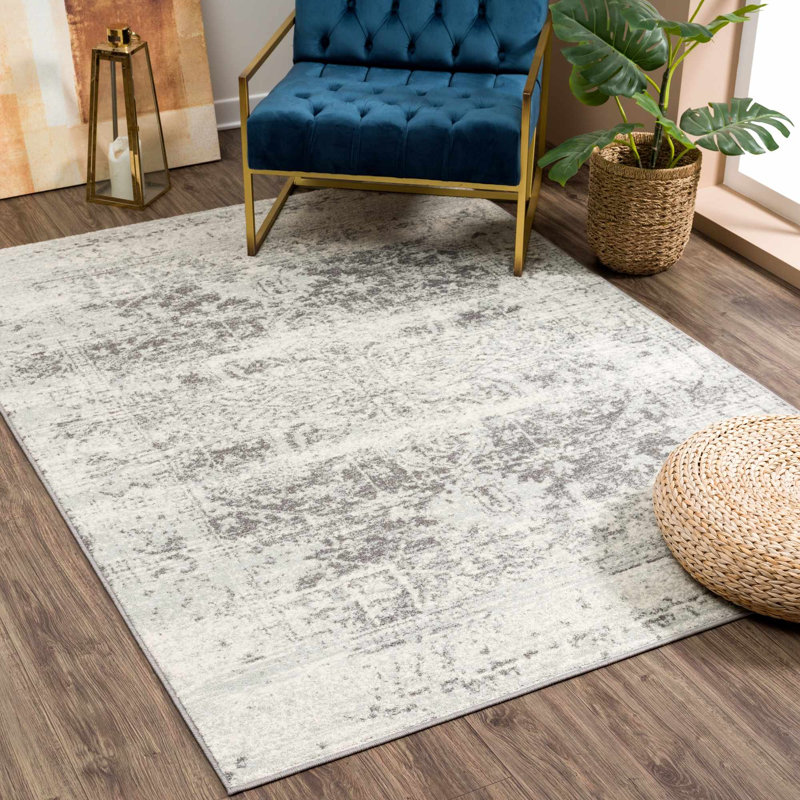 Tapis beige à motif oriental Glendalee, Rectangle 9 pi x 12 pi