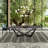 Brevyn Oval Metal Base Dining Table