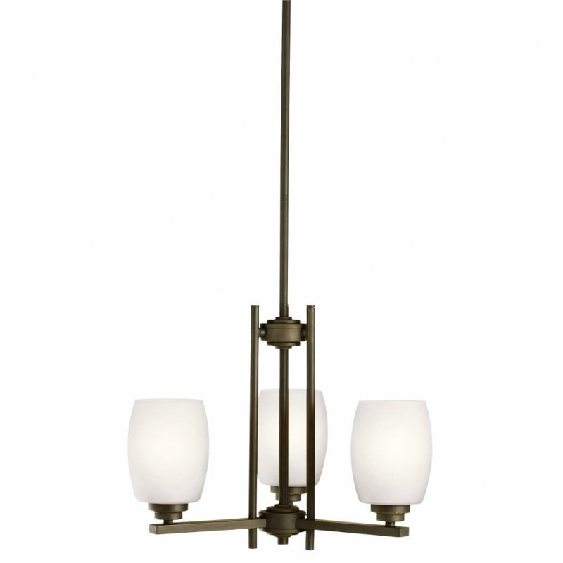 3 - Light Cylinder Chandelier