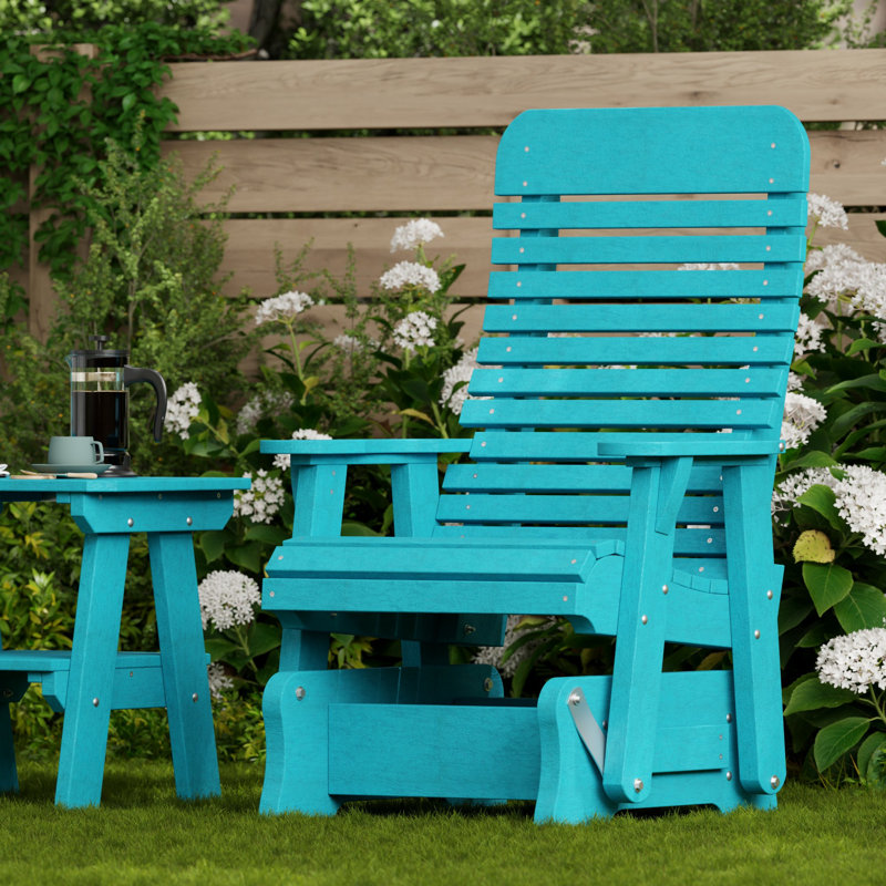 Fauteuil oscillant simple Signature, Bleu Aruba