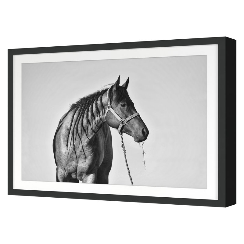 Braids Print, 20" H x 28" W, Black